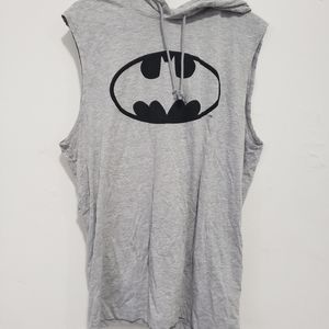 hooded short sleeve batman